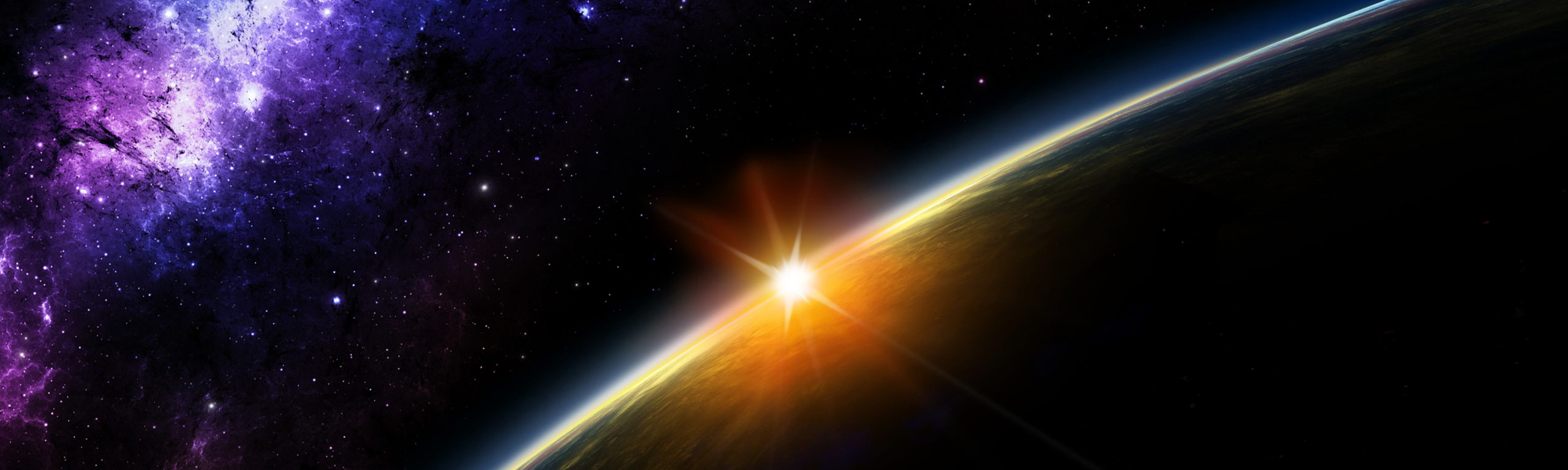 An immense industrial spacecraft in orbit above a rust-red planet